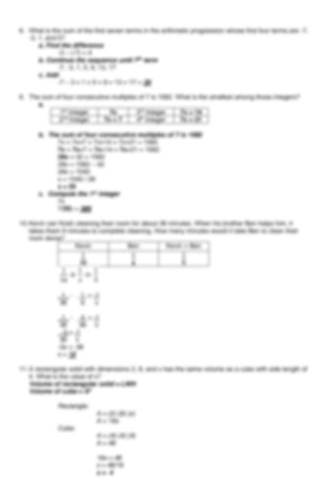 Image result for General Math External Exam Matrices