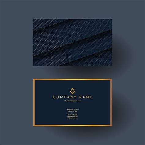 Design Metallic Blue Business Card 的图像结果