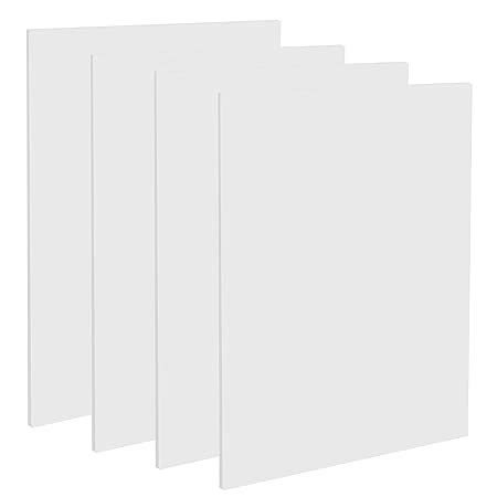 Lakeer A4 PVC Board/White Craft Foam Board (Pack of 4) 5mm Thick Acid ...