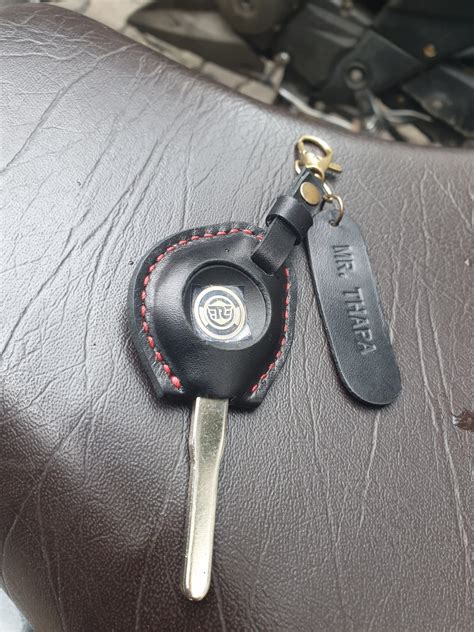 Royal enfield Meteor key cover - Indianleathercraft