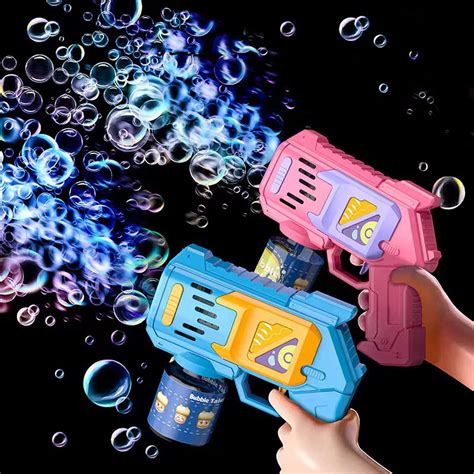 Visfi Blue Bubble Gun Ultimate Bubble Machine Gun For Kids | Desertcart ...