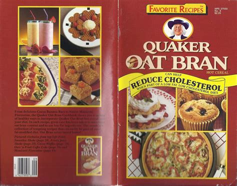 Quaker oats and bran lot of 2 small cookbooks – Artofit