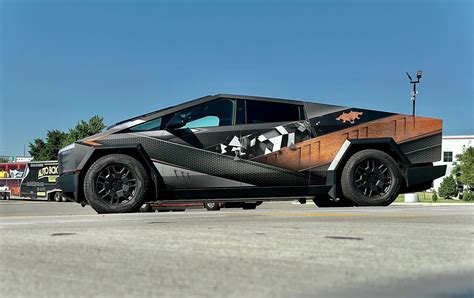 Just finished this custom graphics Cyberbeast wrap. | Tesla Cybertruck Forum - Cybertruck Owners ...