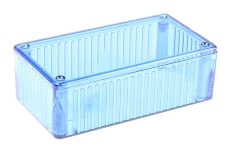 1591CTBU Hammond | Hammond 1591 Series Transparent Blue Polycarbonate ...
