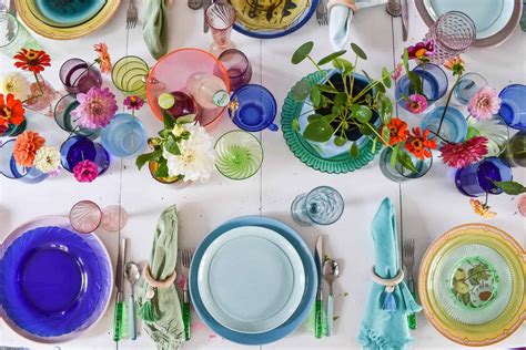Image result for Colorful Table Setting