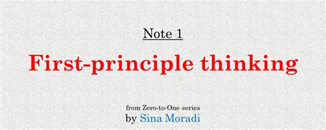 First Principle Thinking 的图像结果