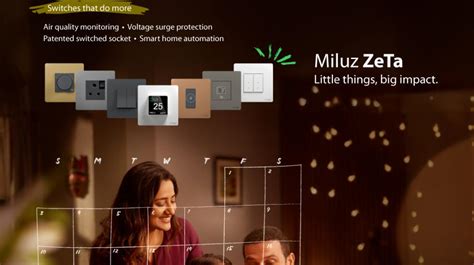 Schneider Electric launches stylish Miluz ZeTa home range of switches ...