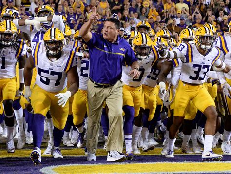 Download Lsu Football Walking Coach Wallpaper | Wallpapers.com