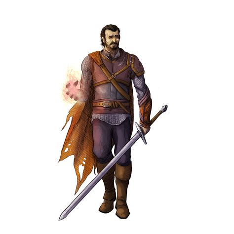 [Art] Abraham, a Human Fighter & Eldritch Knight : r/DnD