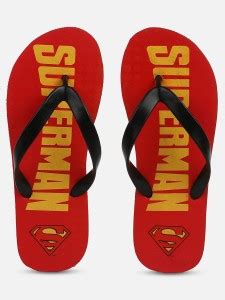 Free Authority Men SUPERMAN Flip Flops - Buy Free Authority Men ...