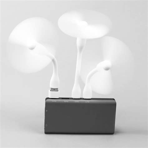 3Pcs Portable Mini USB Fans with Flexible Neck, including 3 Different ...