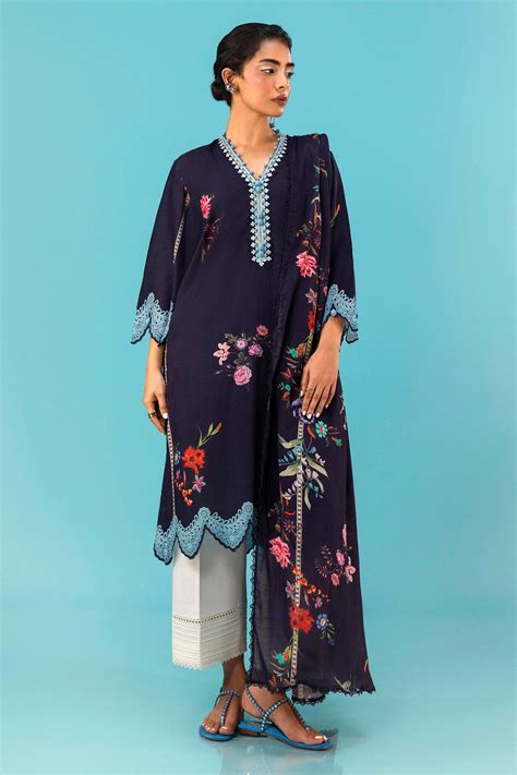 Sana Safinaz Mahay Fall/Winter 2024 – H243-012B-2DC – YourLibaas