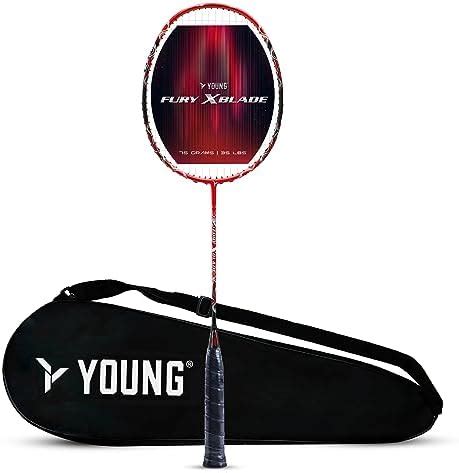 Buy Young Aero 75 Ultra Light (75g, Pro-Grade) Strung Badminton Racket ...