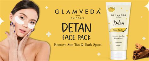 Glamveda De-Tan Face & Body Pack with Hyaluronic acid & Vitamin C ...