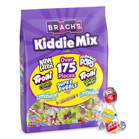 Buy Brach's Kiddie Mix Candy Assortment | Trolli Sour Brite, Lemonhead ...