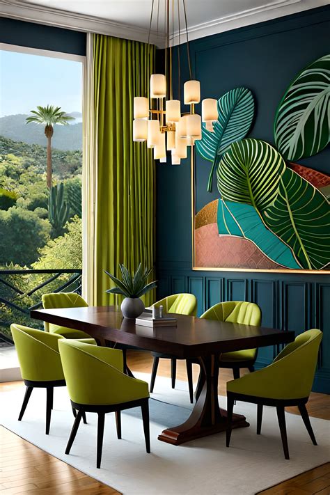How to Decorate a Dining Room - AI generated image for inspirational ...