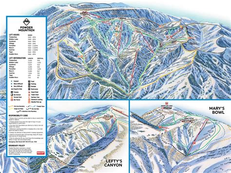 Powder Mountain Ski Resort Guide, Location Map & Powder Mountain ski ...