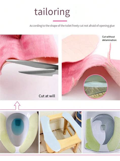 8 asientos de inodoro, asiento adhesivo para todo el año, asiento ...