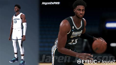 NBA 2K23 Jaren Jackson Jr. Cyberface and Body Update by JoycezxPH9