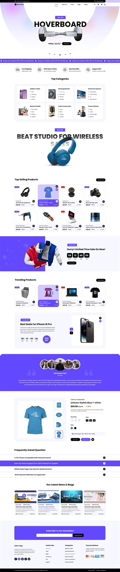 Best Sales Page WordPress Theme for High-Converting Landing Pages