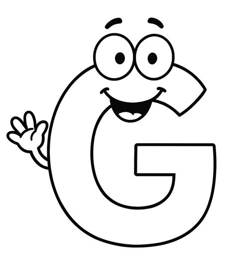 Dibujos de Letra G para colorear e imprimir – ColoringLib