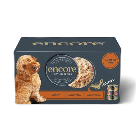 Encore100 Natural Wet Dog Food Multipack Meat Selection In Gravy ...