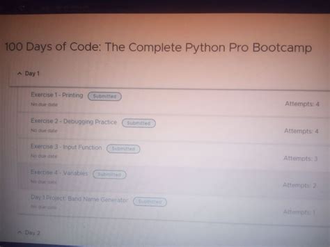 Image result for 100 Days Code Challenge Python Udemy