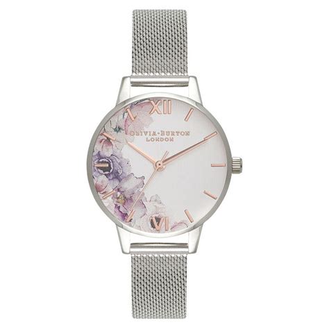 Buy Online Olivia Burton Quartz Analog Silver Dial Stainless Steel ...