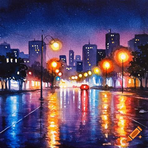 How To Draw Rain With Colored Pencil