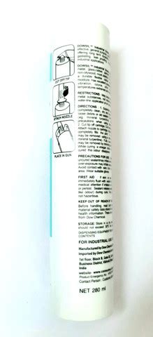 Dow Corning Dowsil Industrial RTV General Purpose Silicone Sealant ...