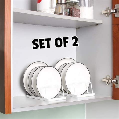 Everline Metal-Square Plate Rack/Thali Rack/Dish Rack/Thali Stand/Dish ...