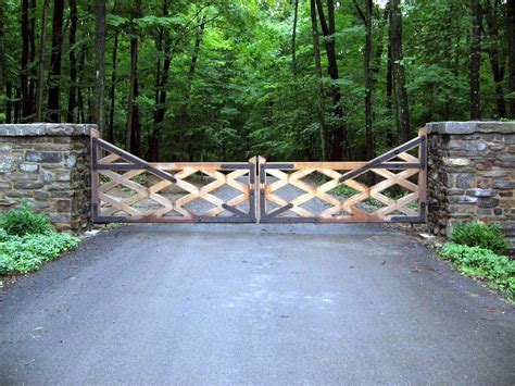 6 Totally Unique Wooden Driveway Gate Designs | Tri State Gate Blog
