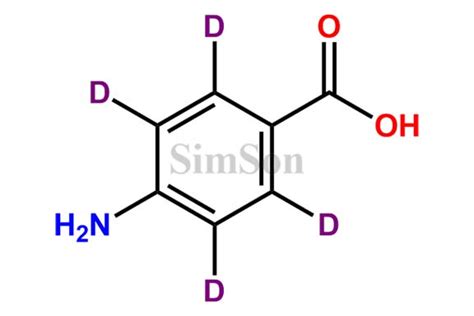 4-Aminobenzoic Acid-d4 | CAS No- 350820-01-8 | Simson Pharma Limited
