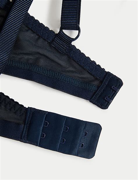 Buy Printed Lace Trim Wired Full Cup Bra at Marks & Spencer