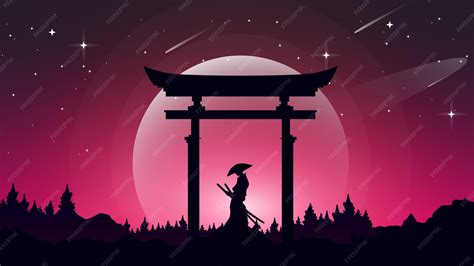 Fond de samouraï japonais. fond de thème du japon. papier peint samouraï. fond d'écran ...