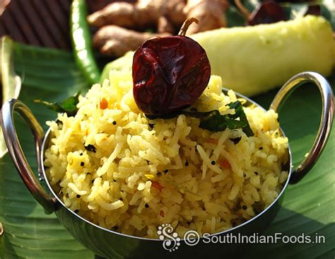 Raw mango rice | Mangai sadam-How to make-Step by step photos & video