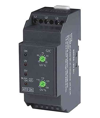 GIC Make SM 500 Under/Over Voltage Timer 1.5 to 15 sec ondelay (Cat No ...