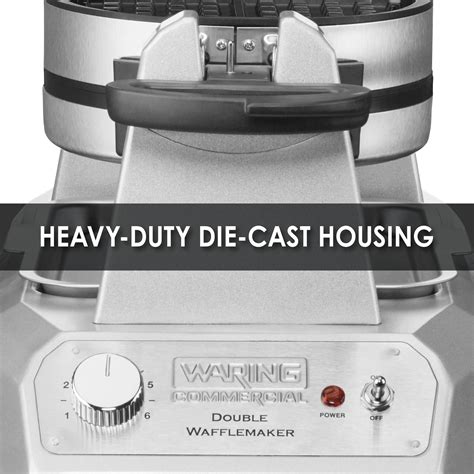 Double Classic Waffle Maker - 120V, 1300W | Waring