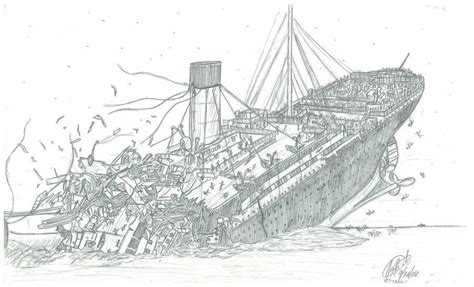 Split Titanic Coloring Pages