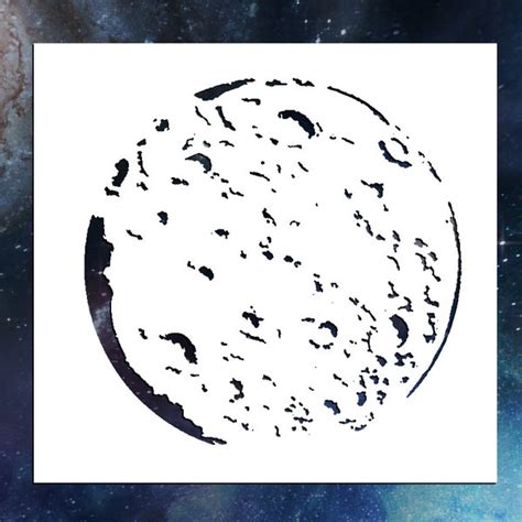 Image result for Exploding Moon Stencil