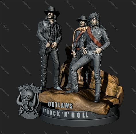 👾 Motörhead full member 3d printing・ 3D File for 3D printing・Cults