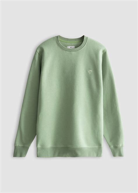 WOMEN SAGE GREEN SWEATSHIRT – Human