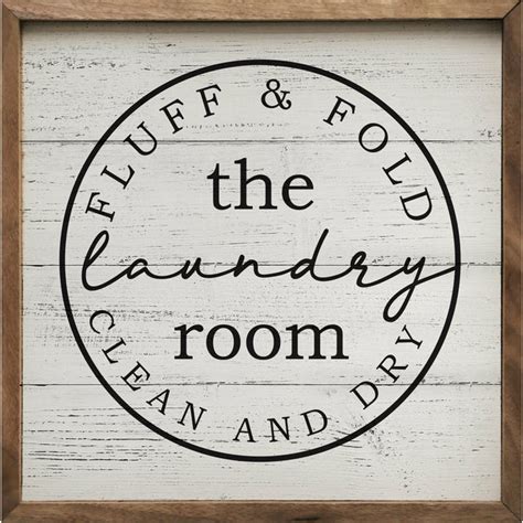 Rustic Home Decor For Laundry Room The Laundry Co.Wash Dry Fold Wood ...