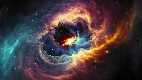 Galaxy and Nebula. Abstract space background. Endless universe with ...