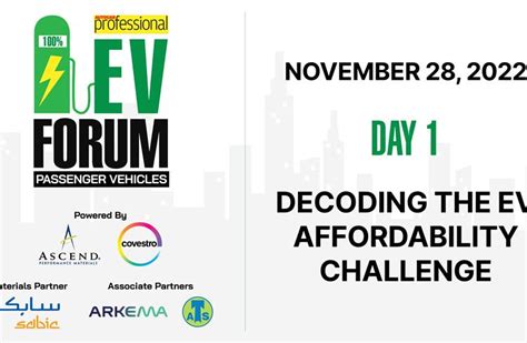Autocar Professional's EV Forum | Day 1 | Decoding the affordability ...