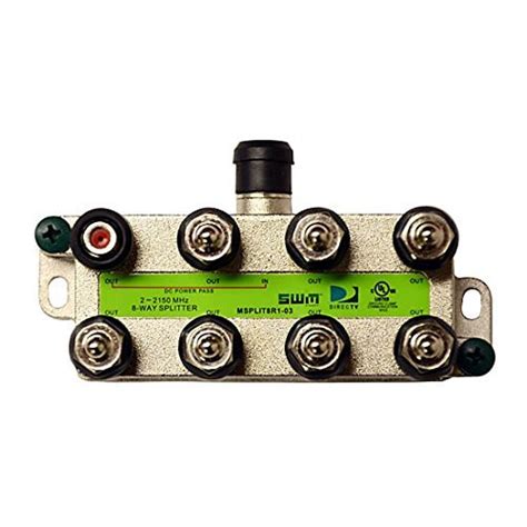 NAC Wire and Cables 8 Way Splitter Wide Band Green Label Approved One ...