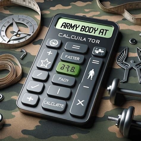 Army Body Fat Calculator (army tape test) - CalcAce