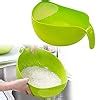 Kitchenwell Multi-Purpose Strainer or Washer Bowl for Rice Fruits ...