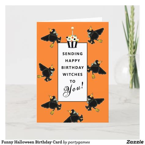 Pin by Sarah P on Card craft kits | Halloween birthday, Birthday cards ...
