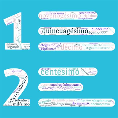 Spanish Ordinal Numbers – Arbol Spanish